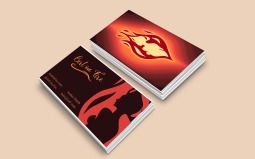 Custom Business Card and Logo for Girl on Fire