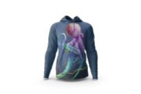A Hoodie Design featuring a rainbow octopus